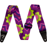 Fender J Mascis Strap Magenta Flower 2"