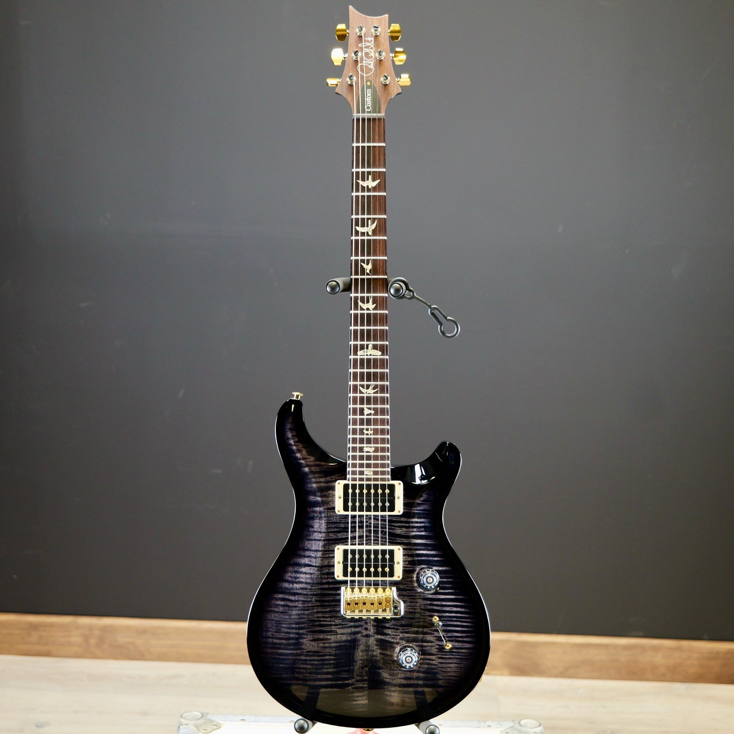 2022 PRS Custom 24 10 Top Charcoal Burst
