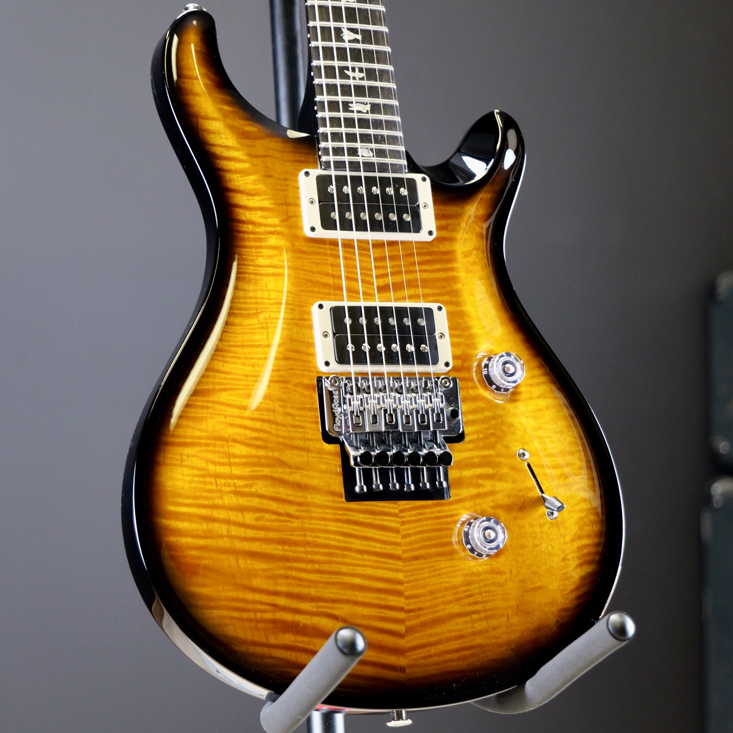2022 PRS Custom 24 Floyd 10 Top Black Wrap Burst
