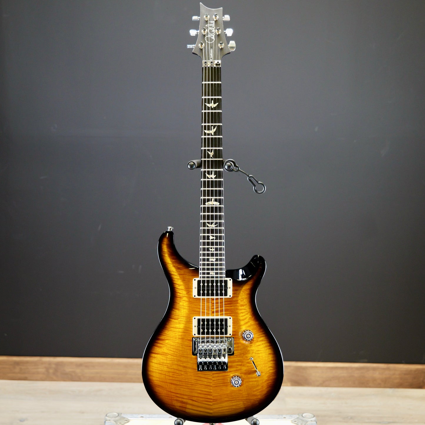 2022 PRS Custom 24 Floyd 10 Top Black Wrap Burst