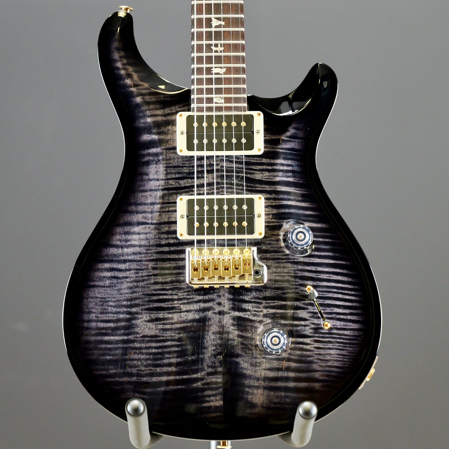 2022 PRS Custom 24 10 Top Charcoal Burst
