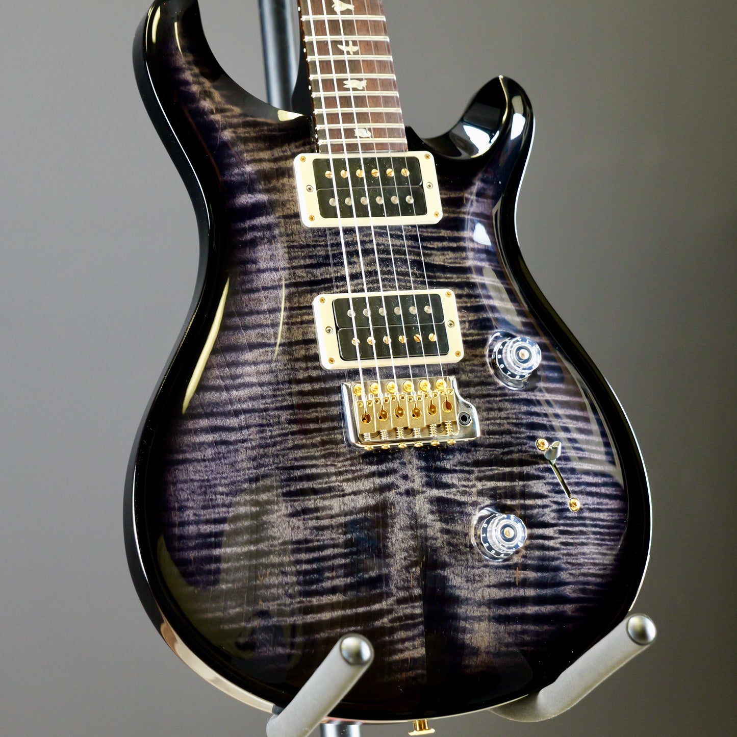 2022 PRS Custom 24 10 Top Charcoal Burst