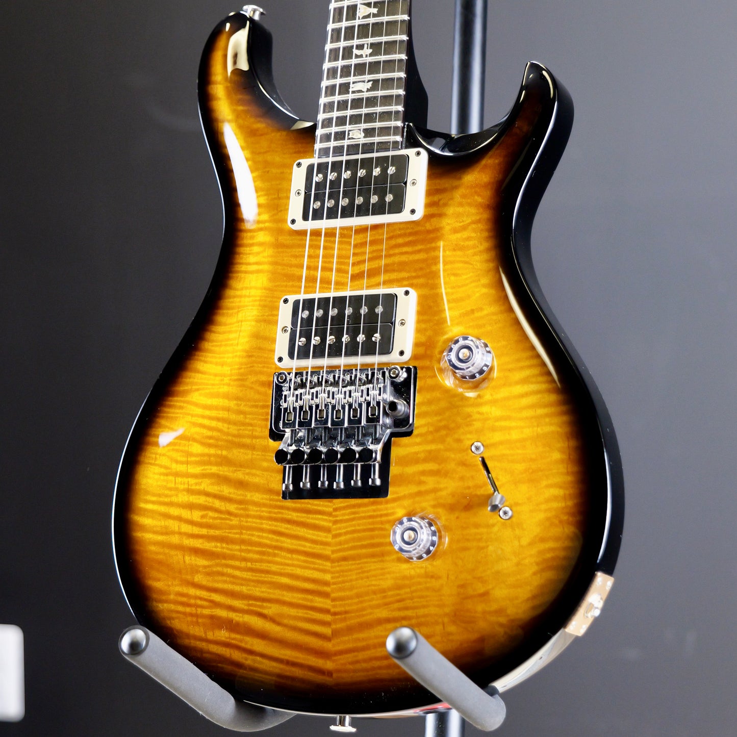 2022 PRS Custom 24 Floyd 10 Top Black Wrap Burst