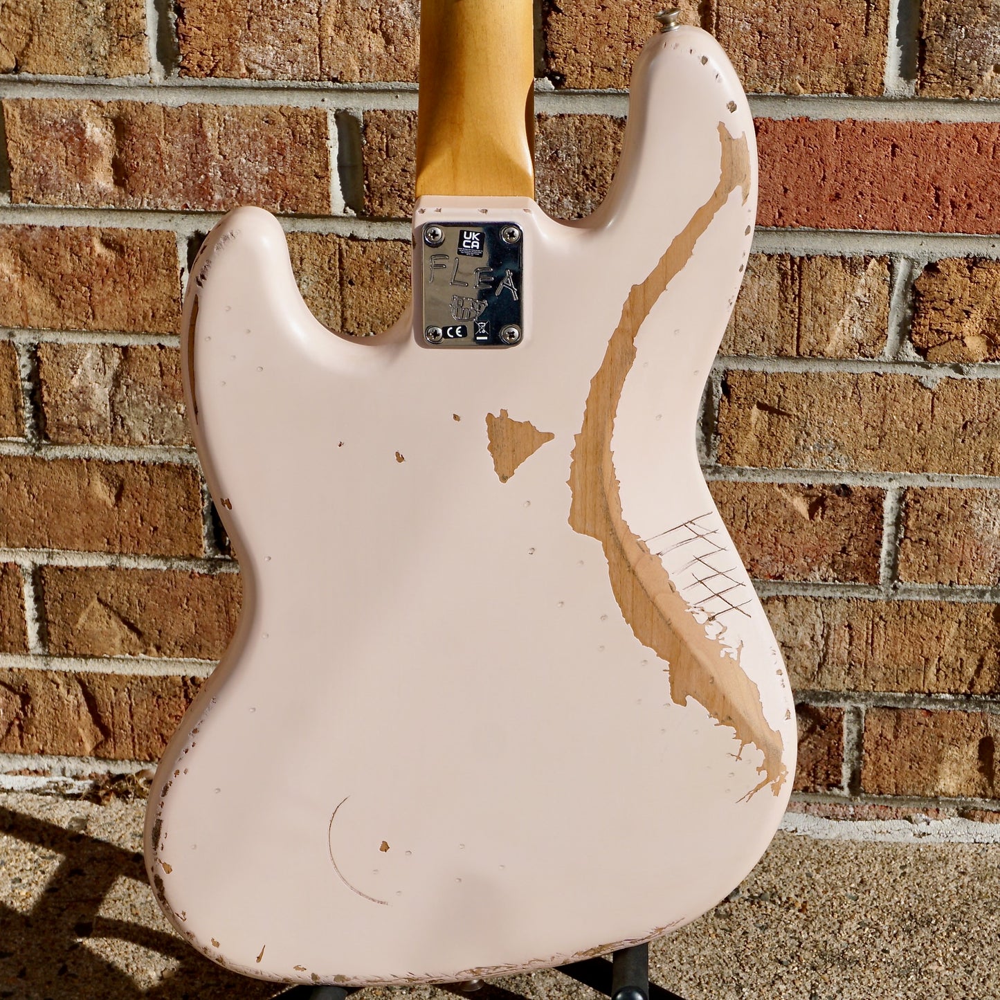 Fender Flea Jazz Bass, Rosewood Fingerboard, Roadworn Shell Pink