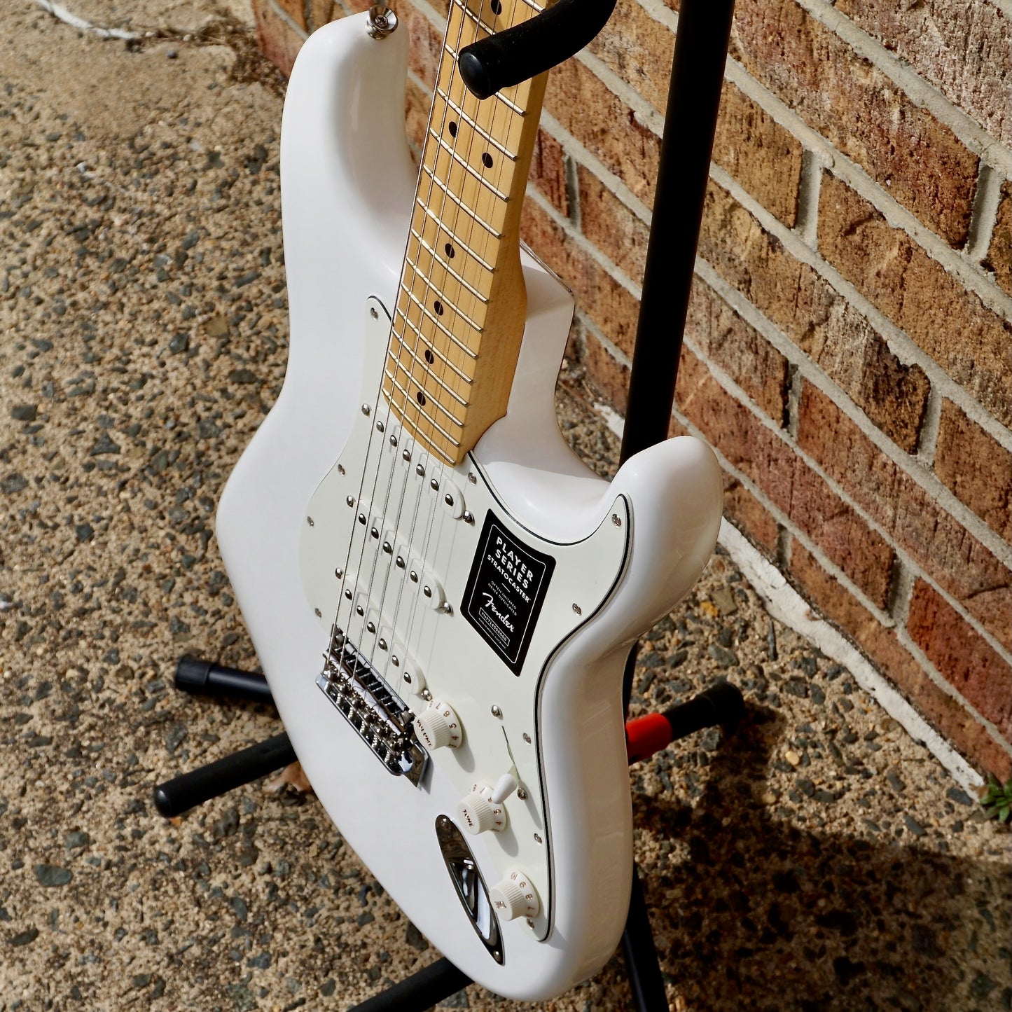 Fender Player Stratocaster Maple Fingerboard Polar White