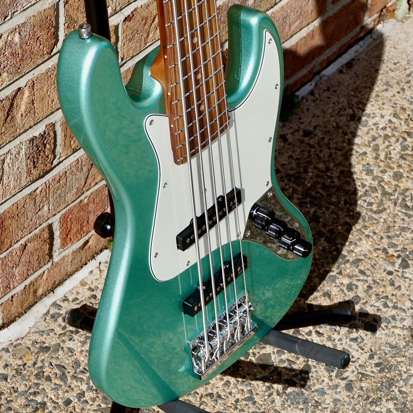 Sadowsky MetroExpress 21-fret Vintage JJ Bass 5-string Sage Green Metallic