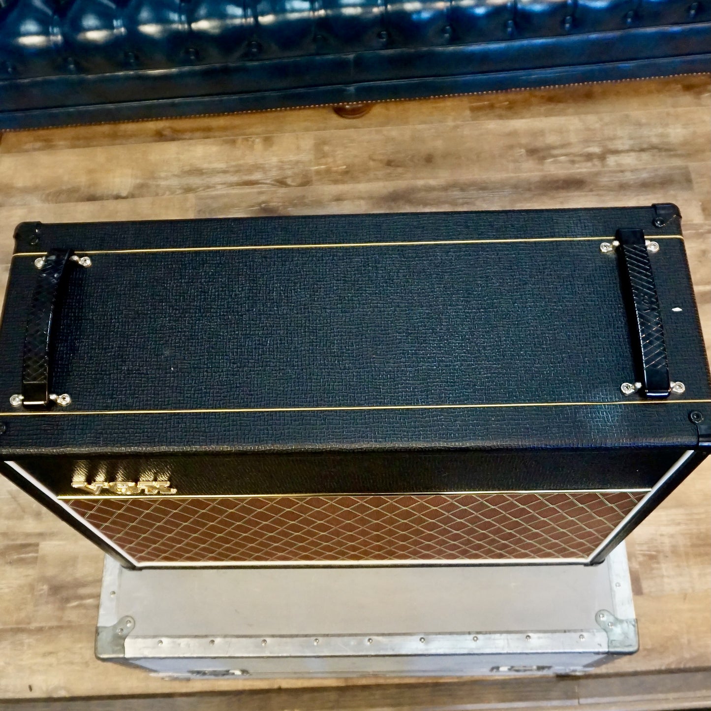 Vox V212C Custom Extension Cabinet w/ Weber Blue Dog Speakers