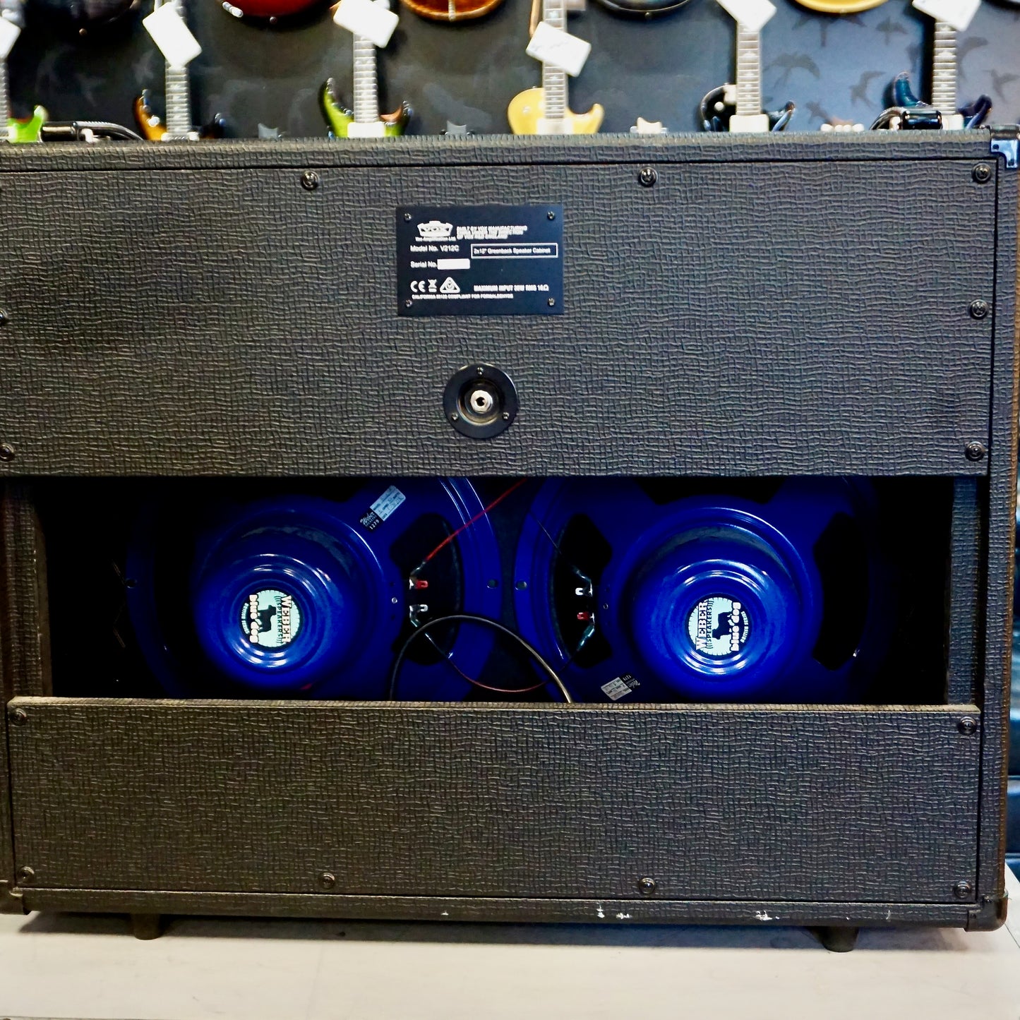 Vox V212C Custom Extension Cabinet w/ Weber Blue Dog Speakers