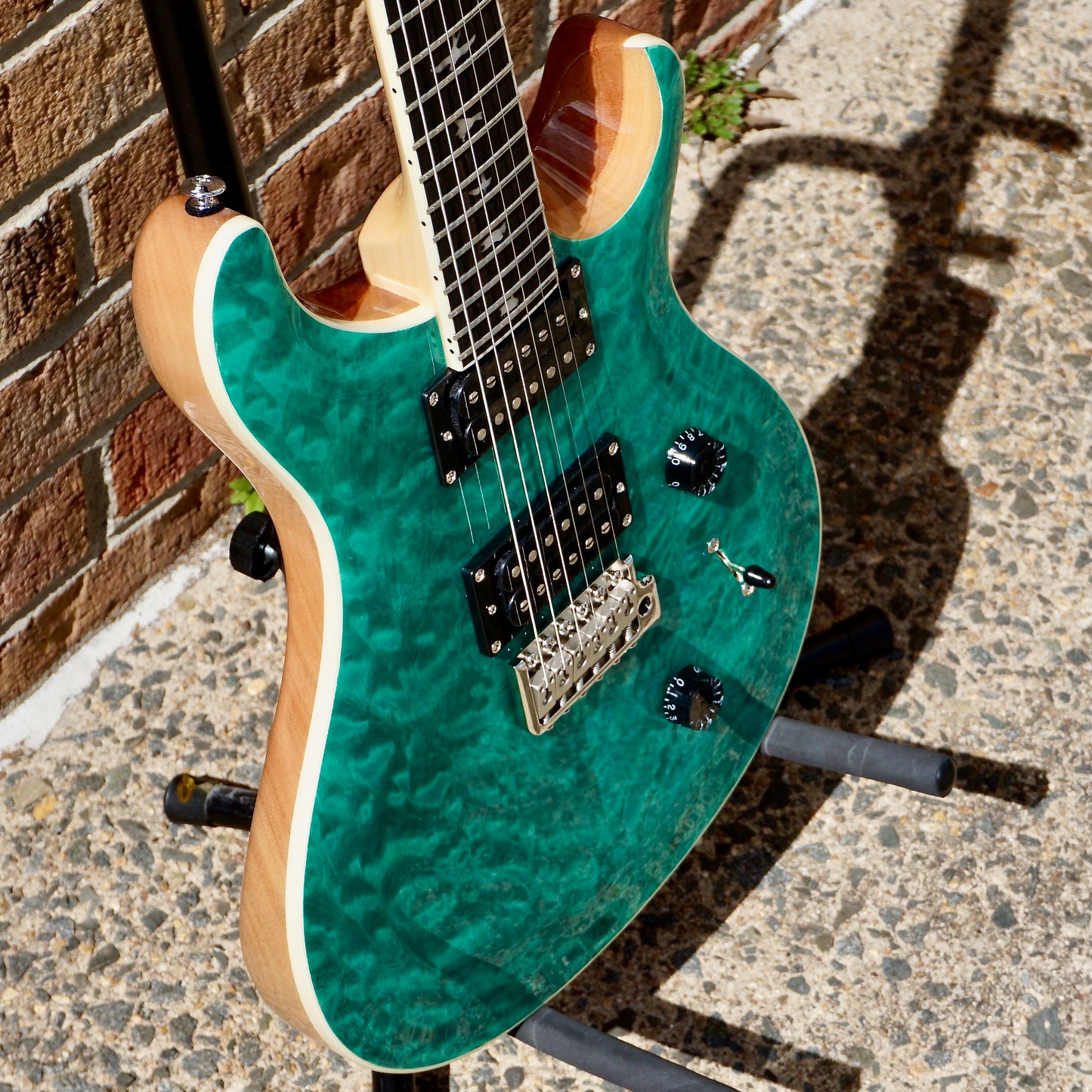 PRS SE Custom 24 Quilt Turquoise