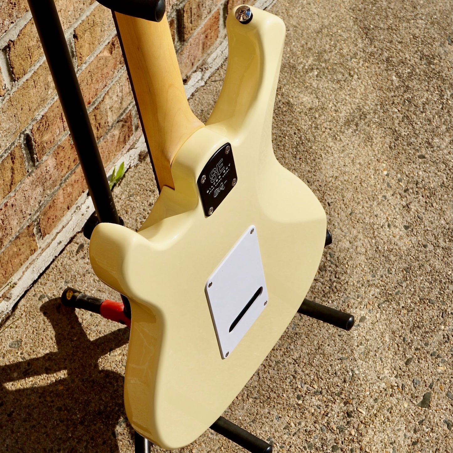 PRS SE Silver Sky Moon White with Seymour Duncan Hot Rails
