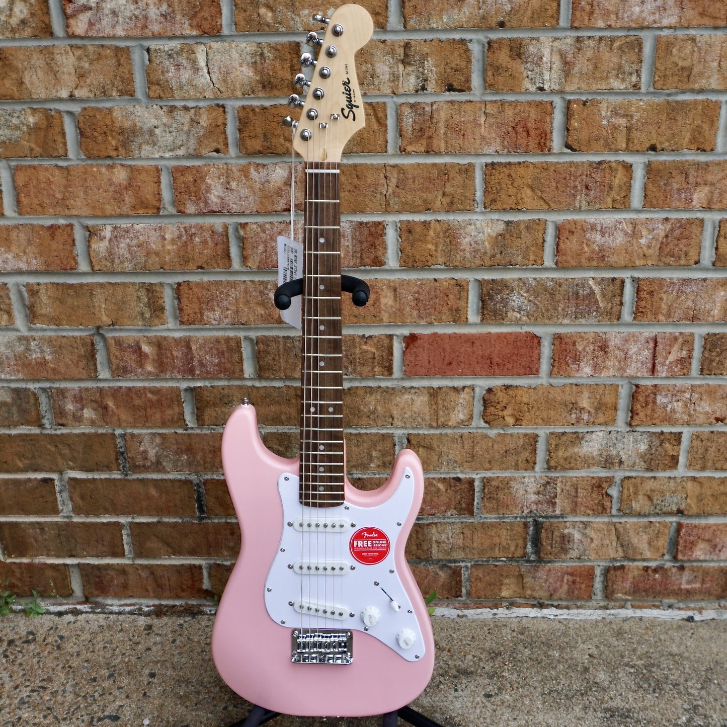 Fender Squier Mini Stratocaster Laurel Fingerboard Shell Pink