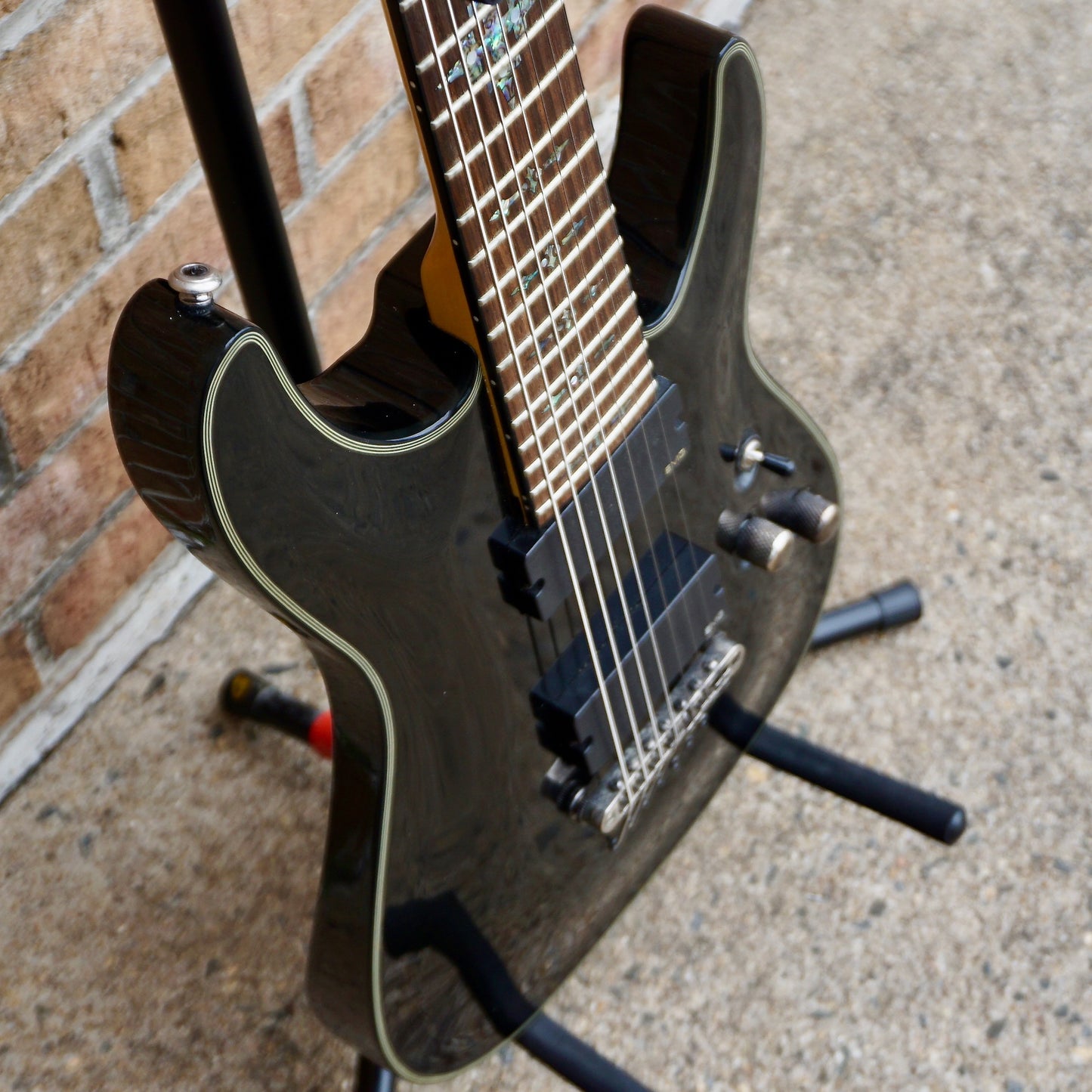 Schecter Damien Elite-7 Metallic Black