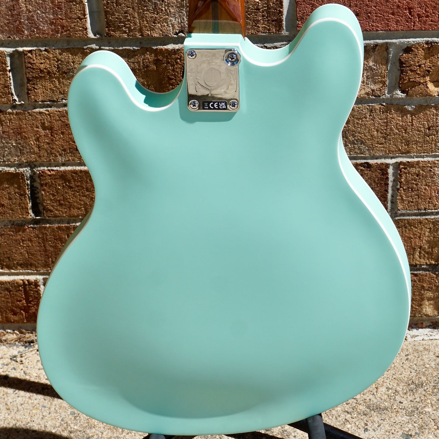 Fender Tom DeLonge Starcaster Rosewood Fingerboard Chrome Hardware Satin Surf Green