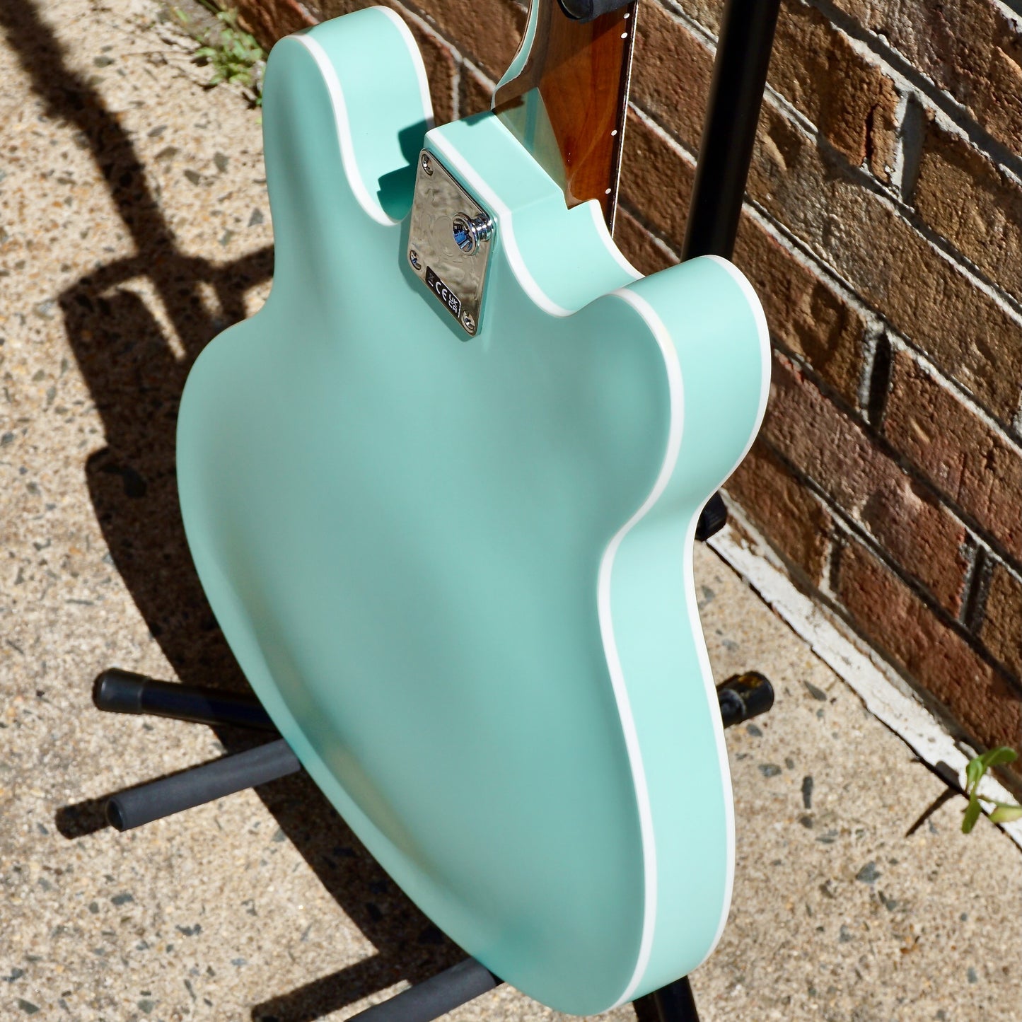 Fender Tom DeLonge Starcaster Rosewood Fingerboard Chrome Hardware Satin Surf Green