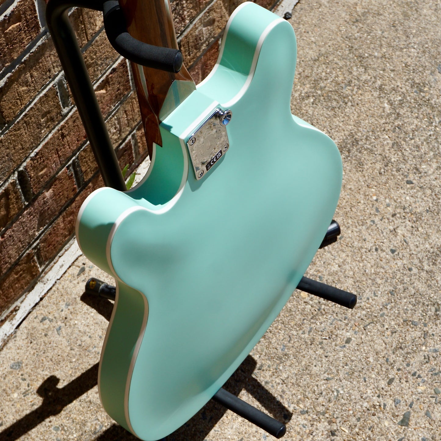 Fender Tom DeLonge Starcaster Rosewood Fingerboard Chrome Hardware Satin Surf Green