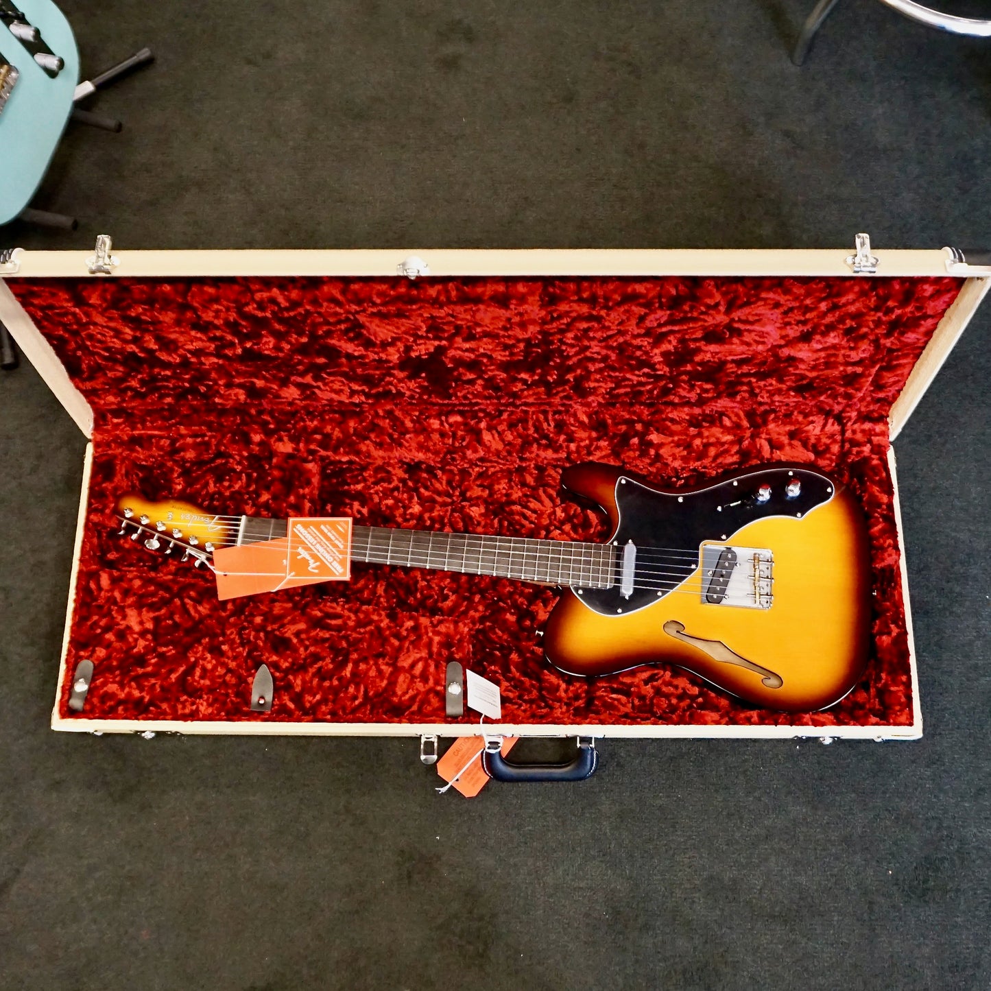 Fender Limited Edition Suona Telecaster Thinline Ebony Fingerboard Violin Burst