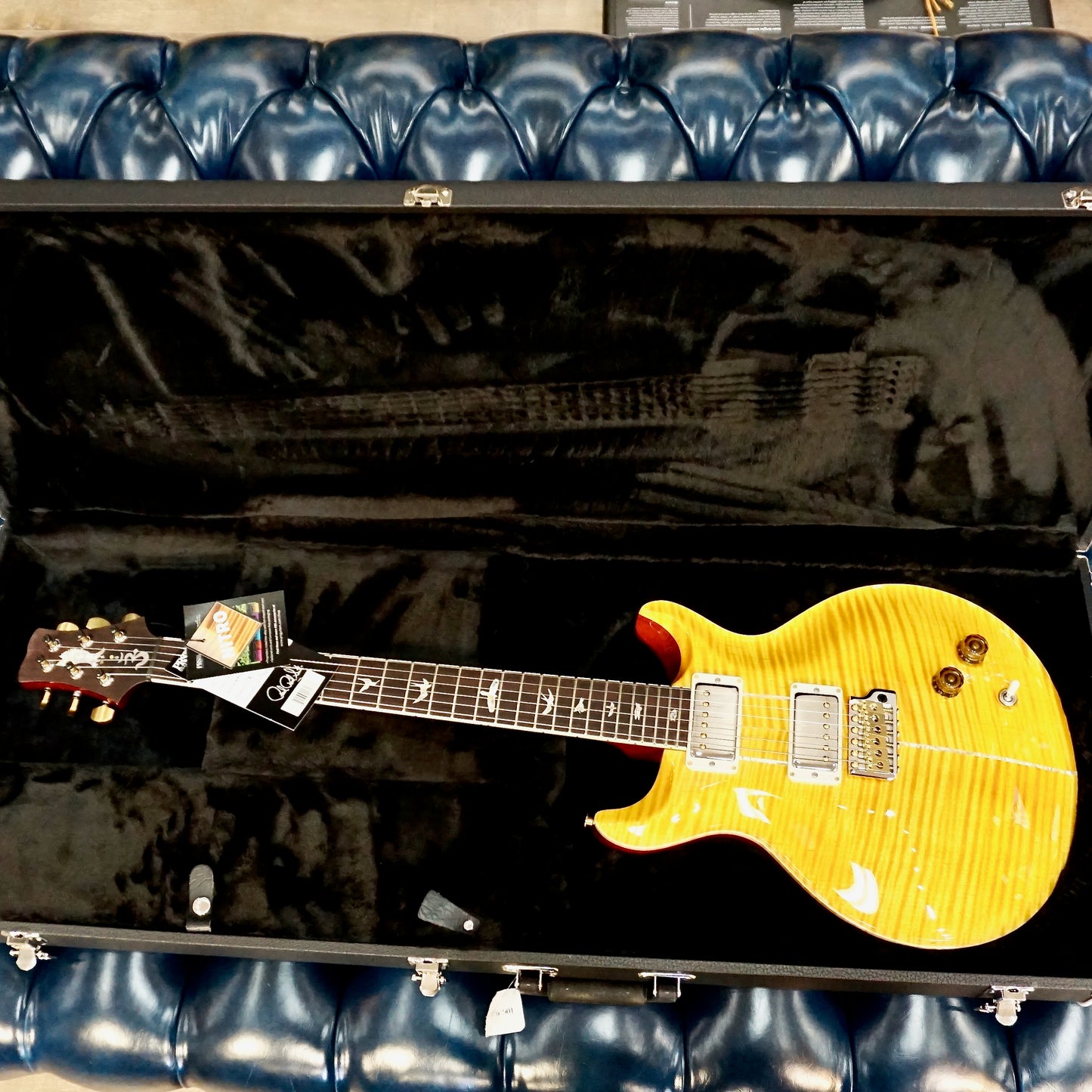 PRS Santana Retro Santana Yellow 10 Top