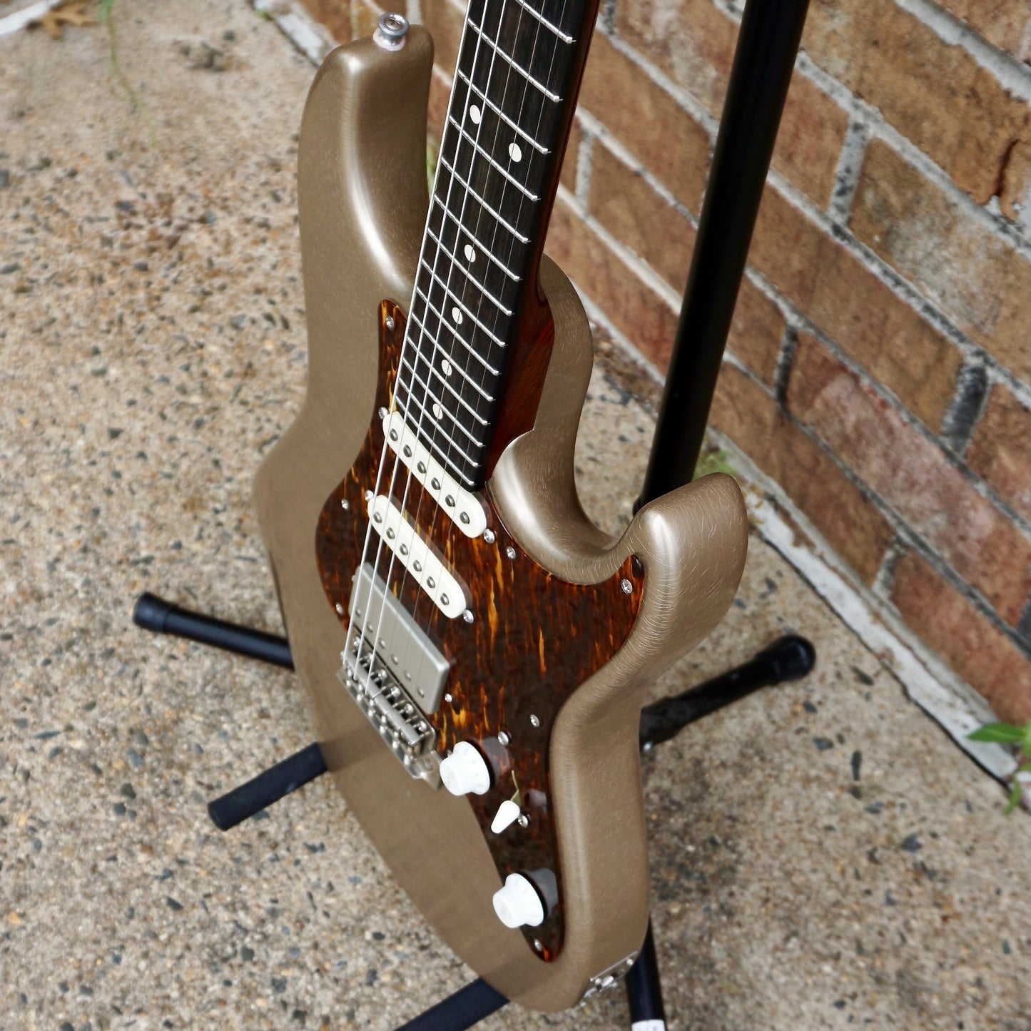 Patrick James Eggle 96 Vintage HSS Shoreline Gold
