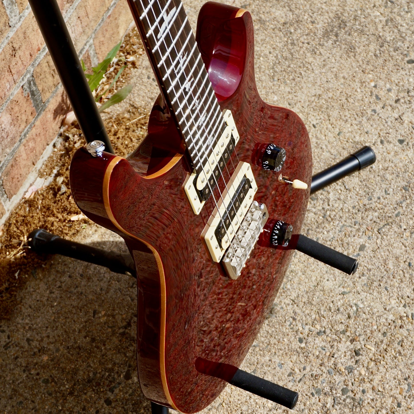 PRS SE Custom 24 Quilt Dark Cherry w/ Locking Tuners