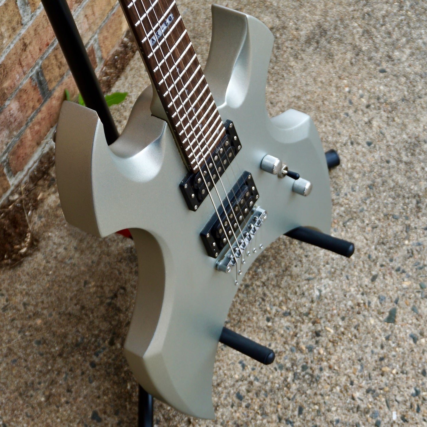 ESP LTD AX-50 Silver Satin