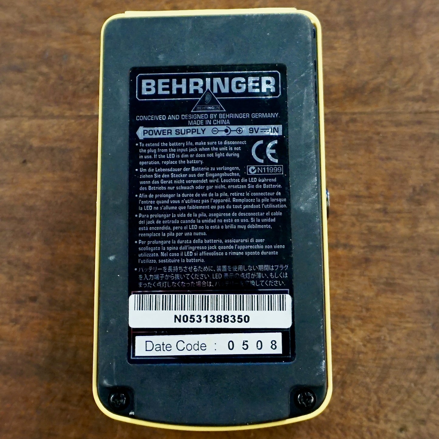 Behringer Graphic Equalizer EQ700