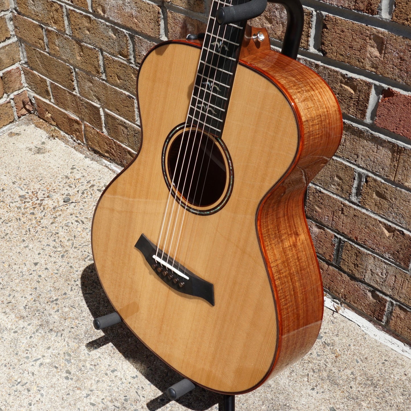 NAMM 2023 Taylor Custom Build first of 20: Grand Concert, Western Red Cedar/Figured Tasmanian Blackwood, 12-Fret