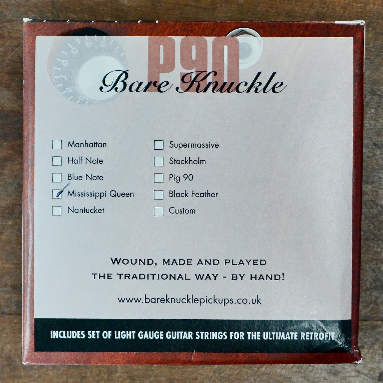 Bare Knuckle Mississippi Queen P90 Distressed Nickel