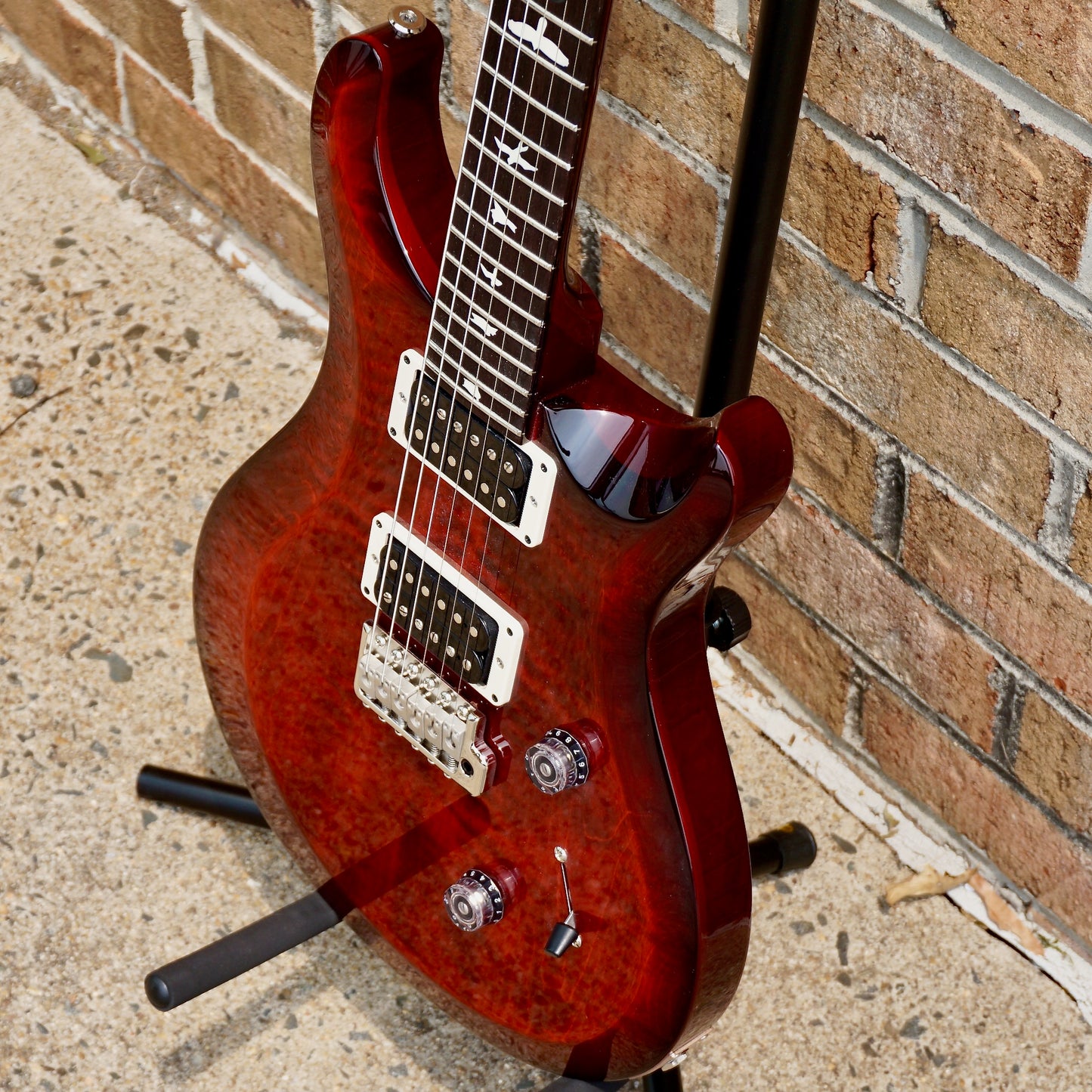 PRS S2 Custom 24 Fire Red Burst