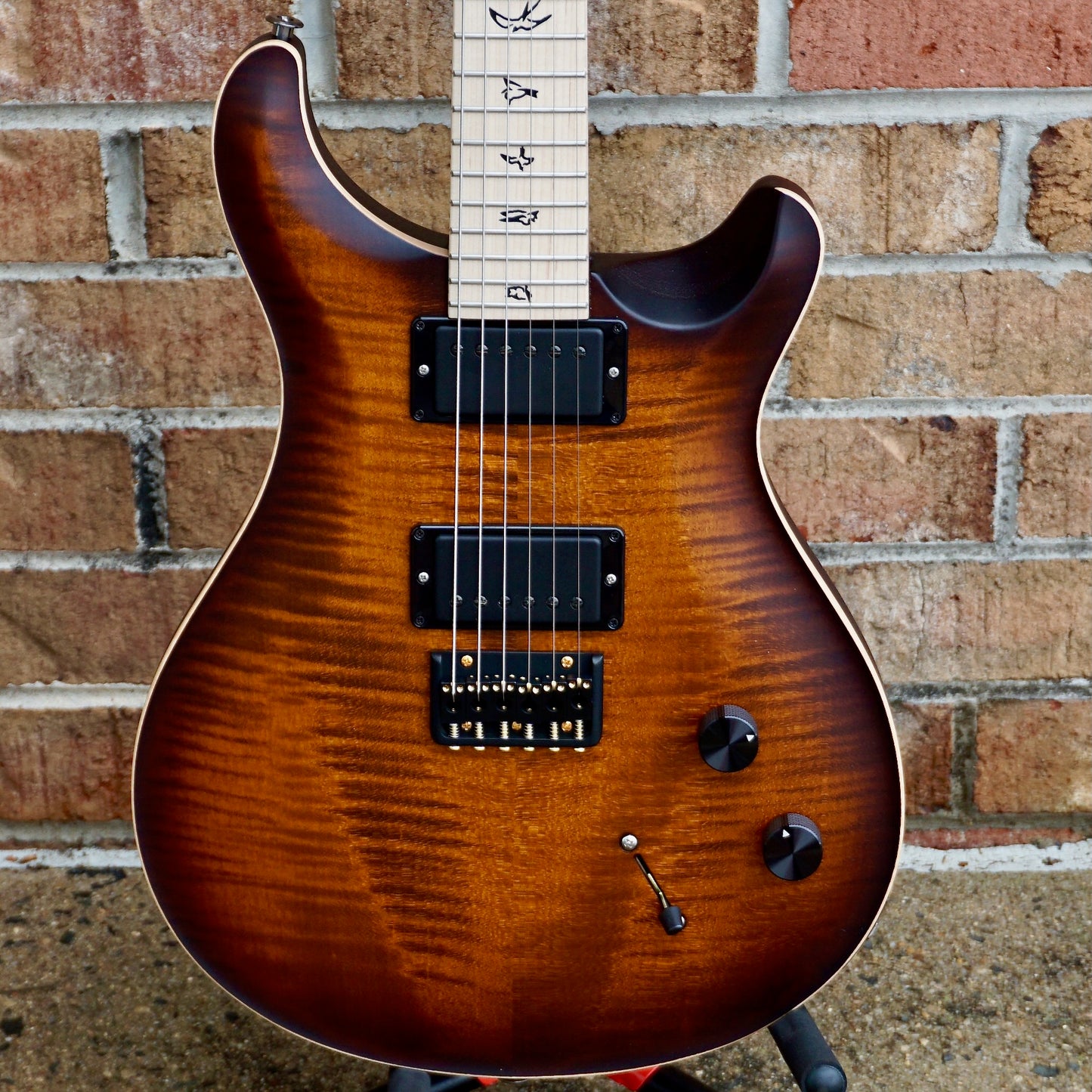 PRS DW CE Hardtail Limited Edition Burnt Amber Smokeburst