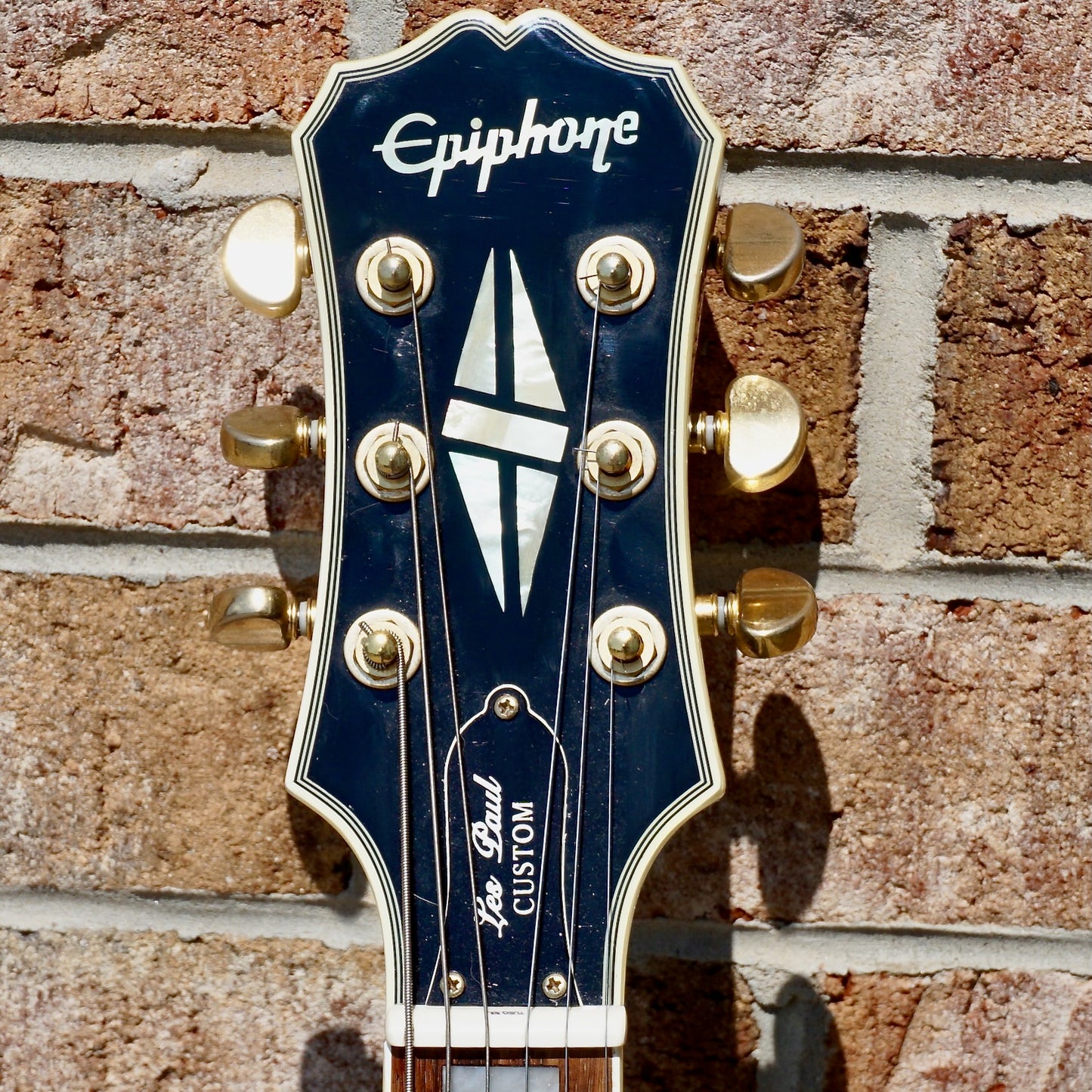 Epiphone Les Paul Custom Limited Edition Black Back Antique Ivory