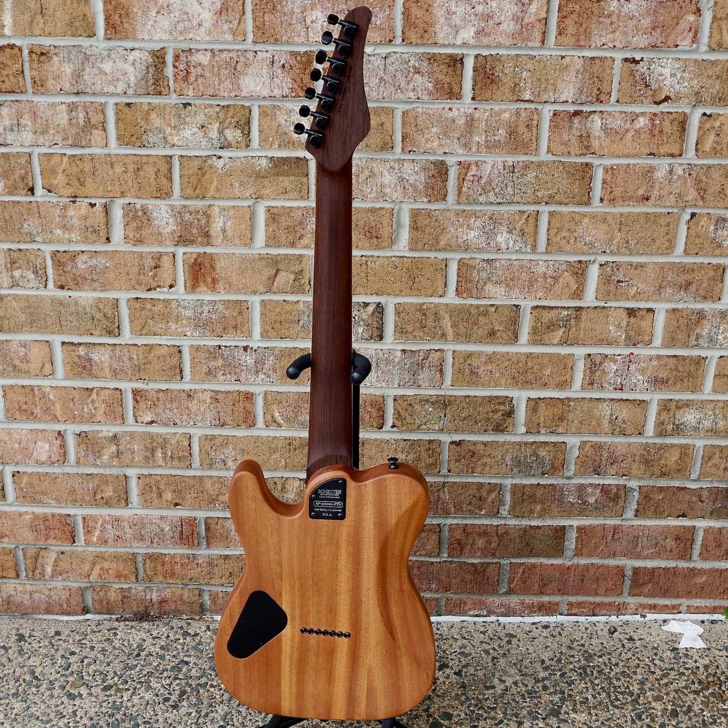 Schecter PT-7 Aqua Burst w/ Bare Knuckle Polymath Pups