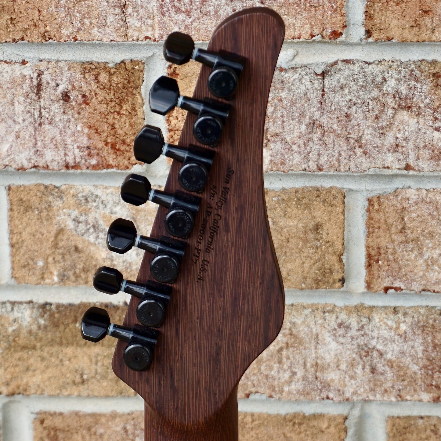 Schecter PT-7 Aqua Burst w/ Bare Knuckle Polymath Pups