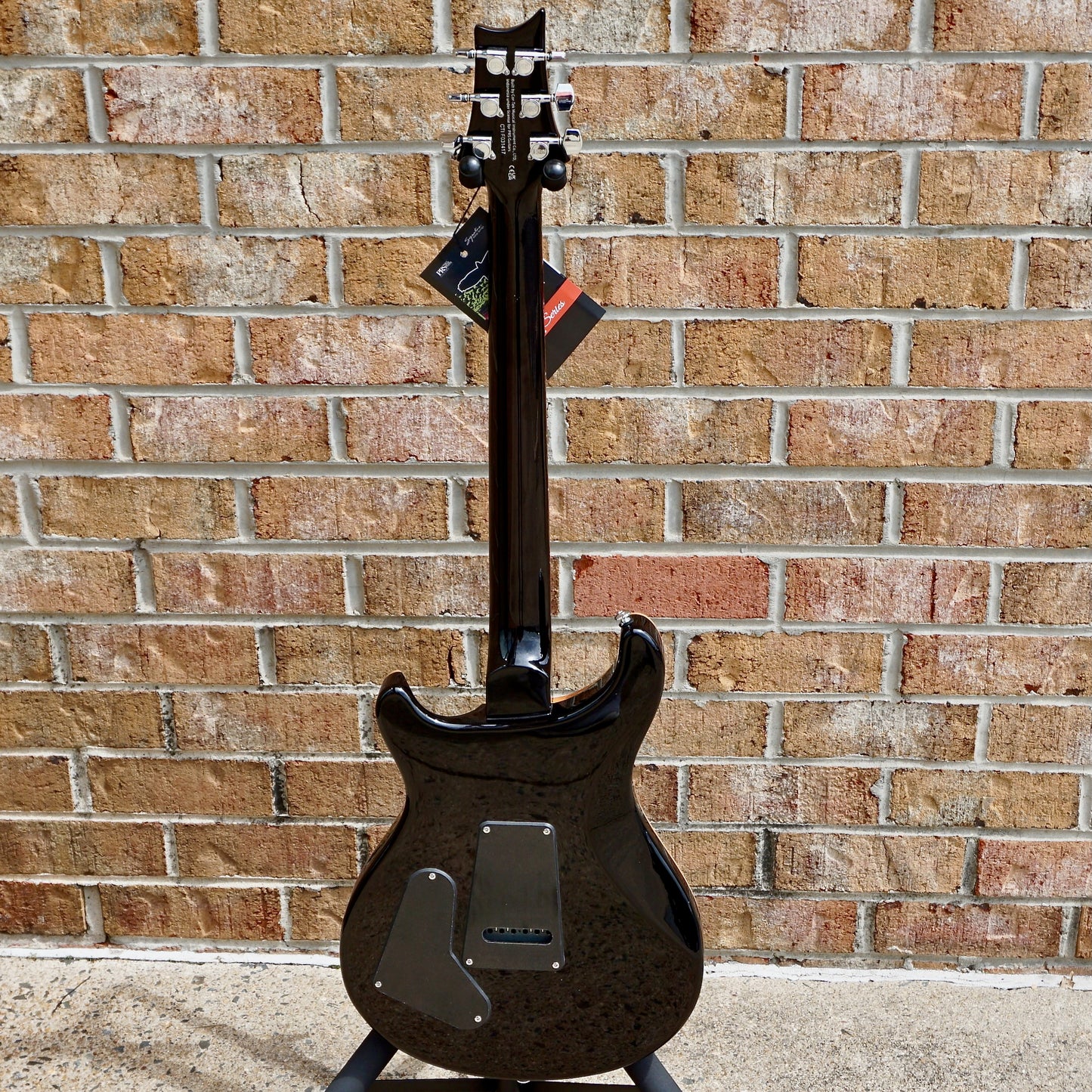 PRS SE Custom 22 Semi-Hollow Black Gold Burst