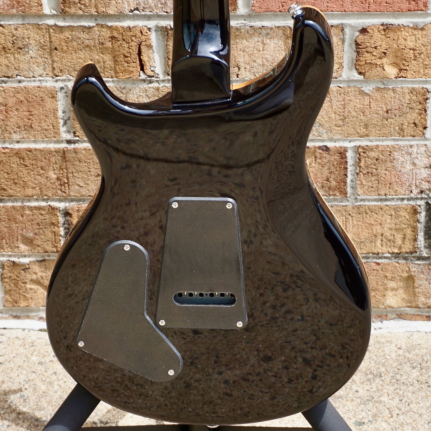 PRS SE Custom 22 Semi-Hollow Black Gold Burst