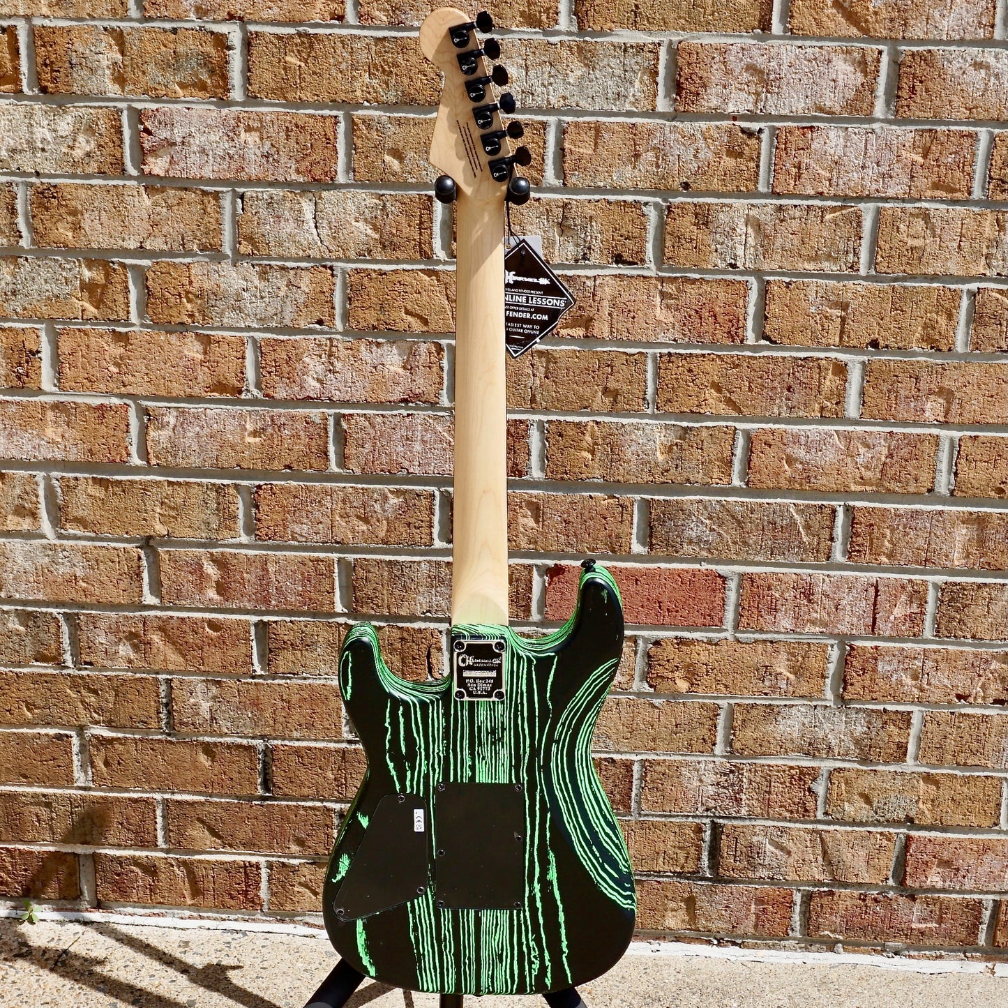 Charvel Pro-Mod San Dimas Style 1 HH FR E Ash Ebony Fingerboard Green Glow