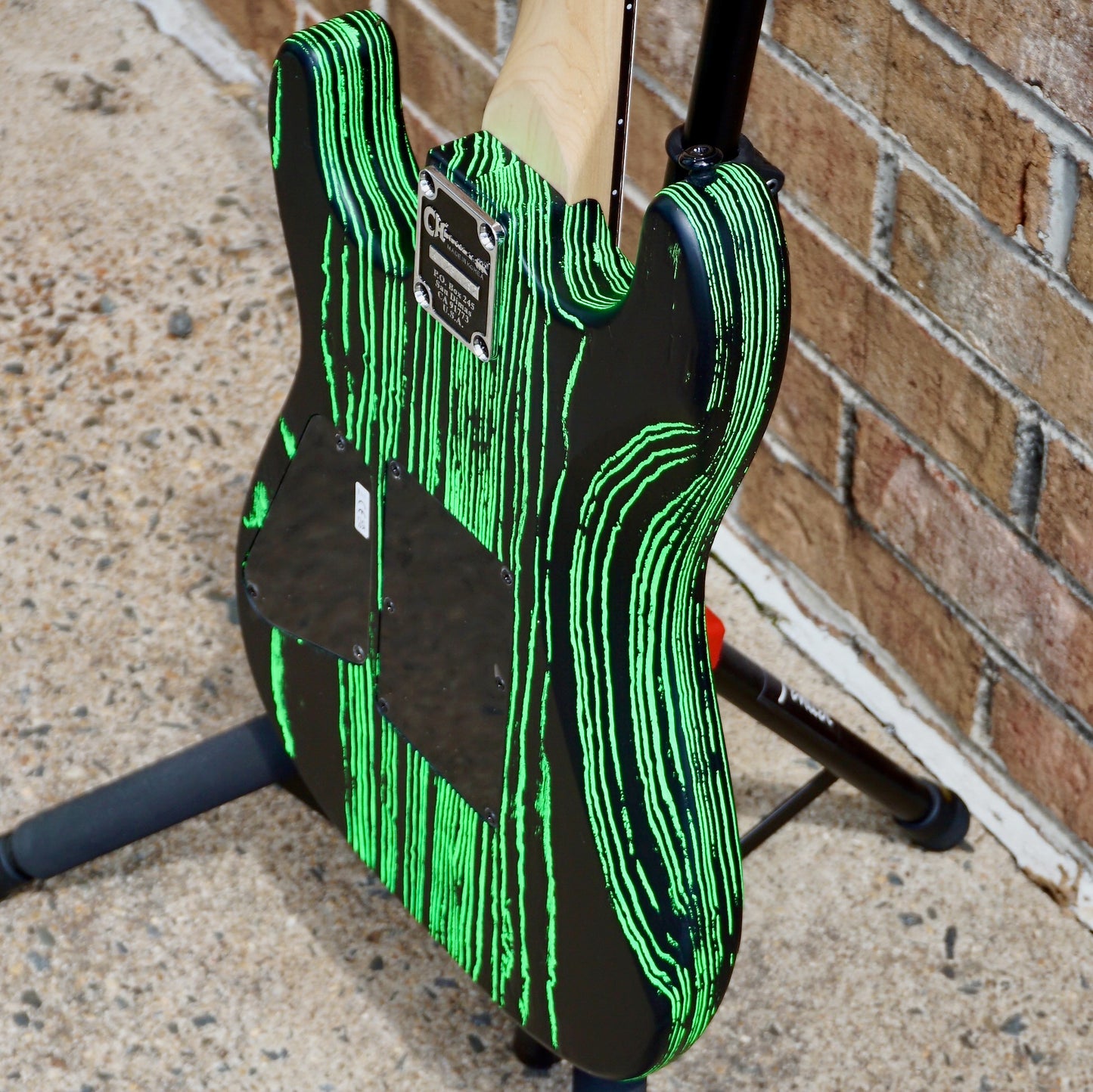 Charvel Pro-Mod San Dimas Style 1 HH FR E Ash Ebony Fingerboard Green Glow