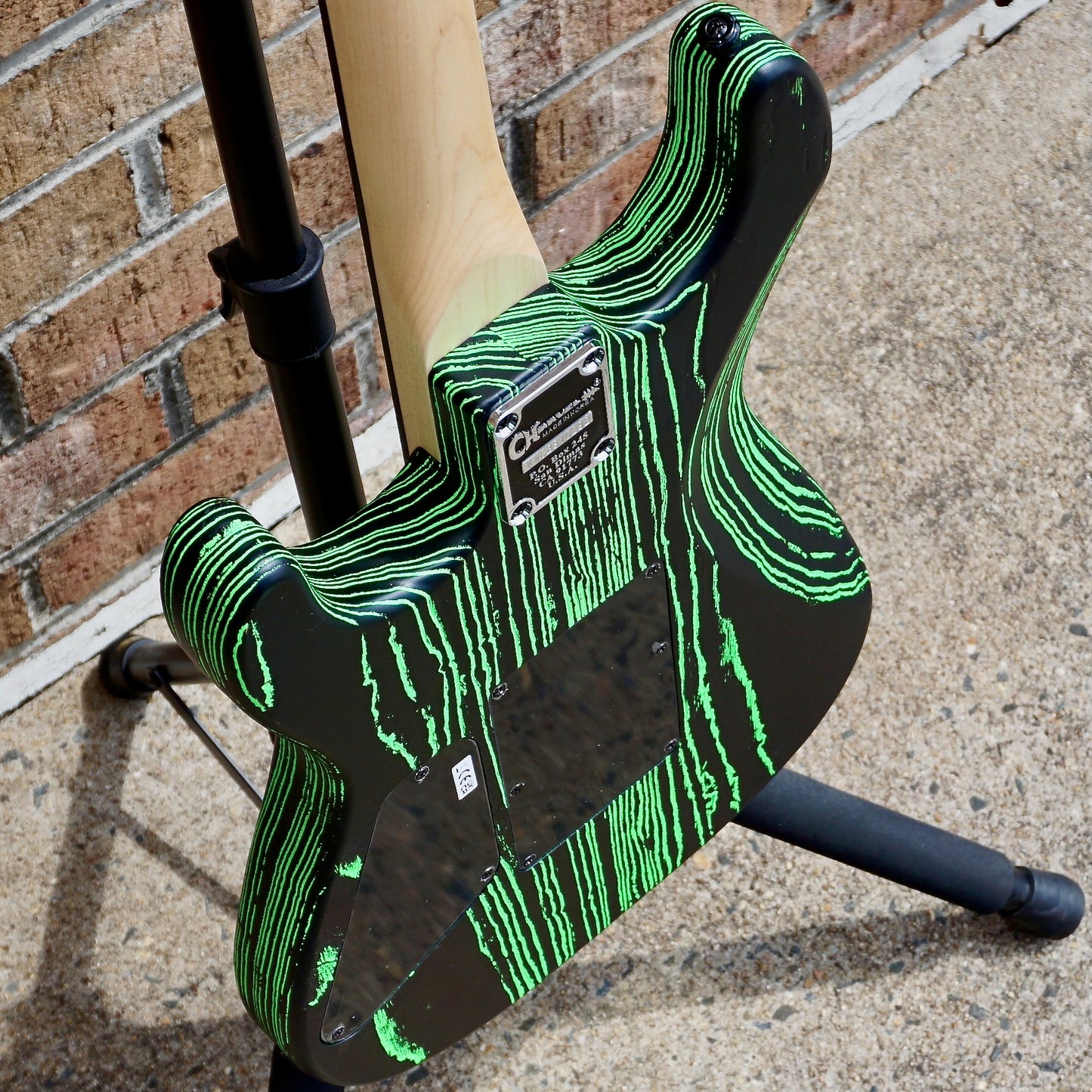Charvel Pro-Mod San Dimas Style 1 HH FR E Ash Ebony Fingerboard Green Glow