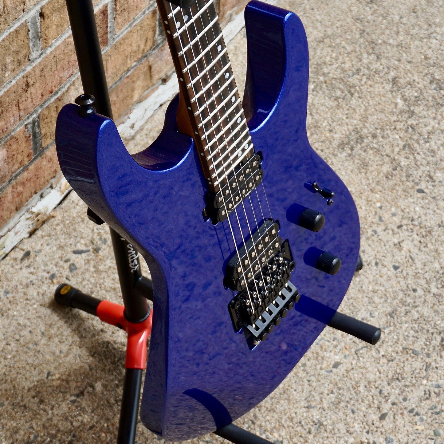 Jackson American Series Virtuoso Streaked Ebony Fingerboard Mystic Blue
