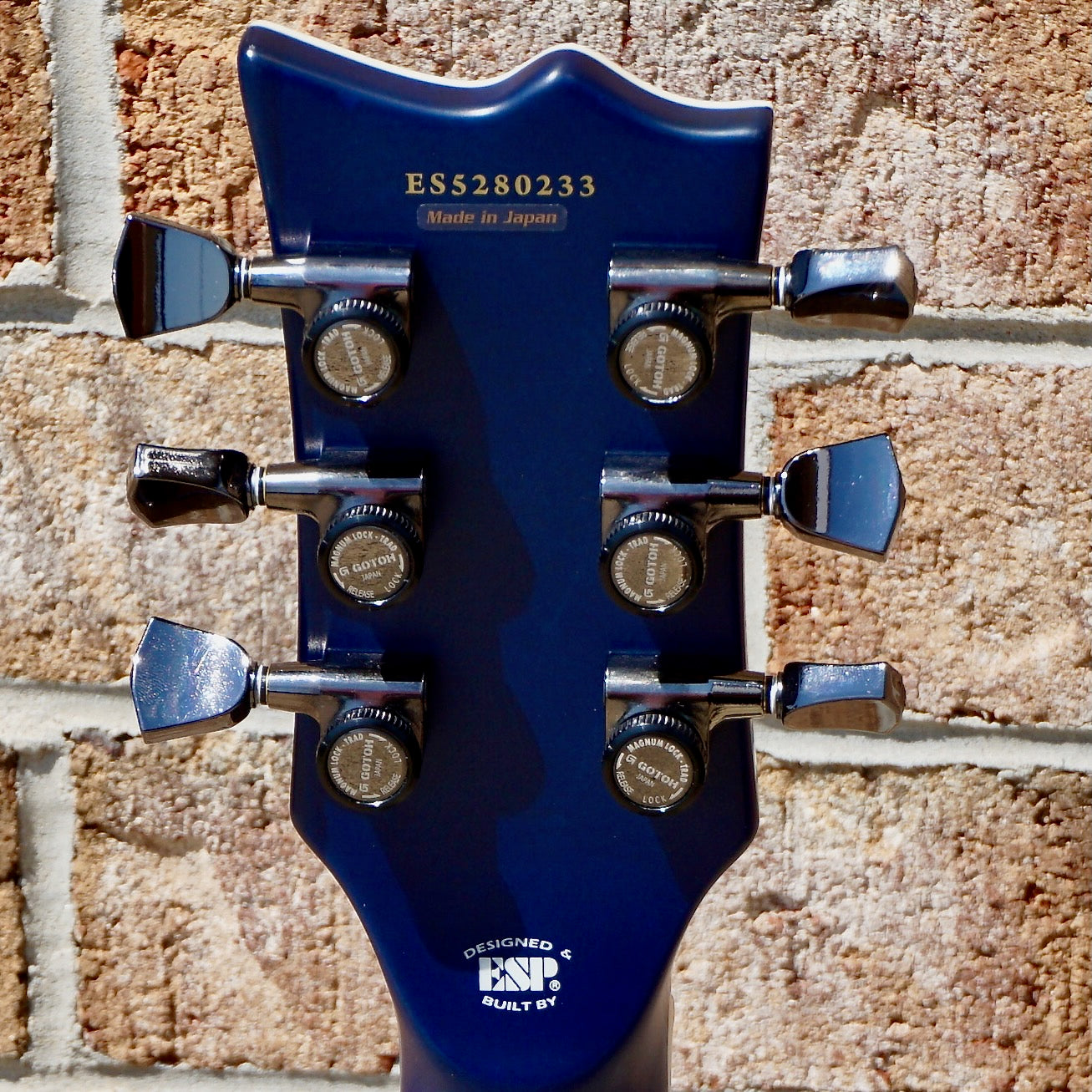ESP E-II Eclipse Blue Natural Fade