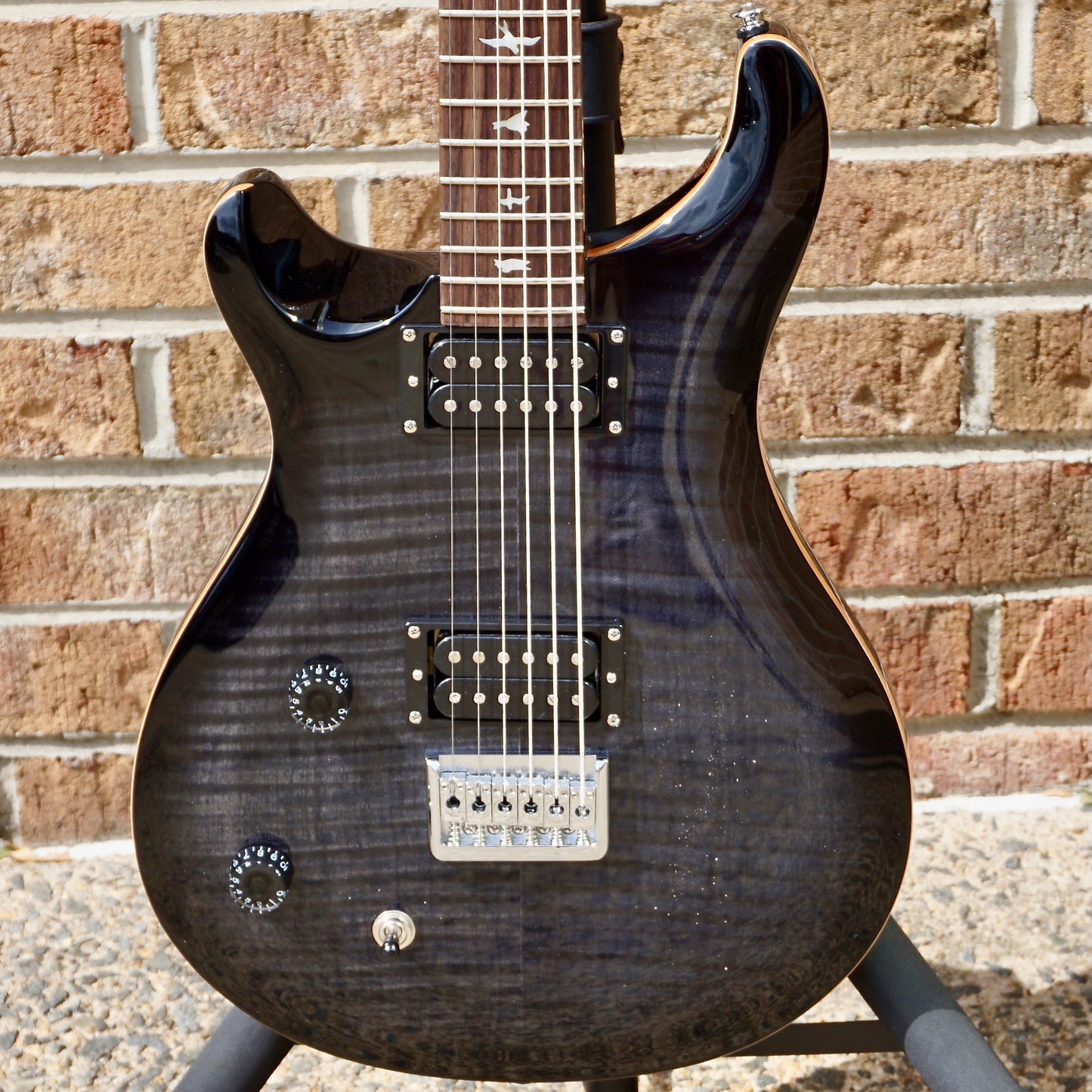 PRS SE 277 Lefty Charcoal Burst