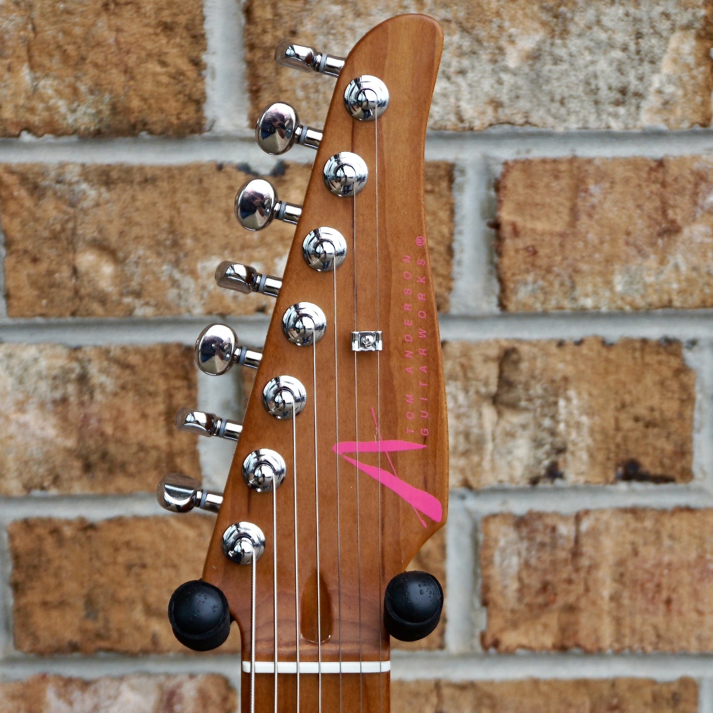 Tom Anderson Angel 7 String Transparent Pink w/ Binding