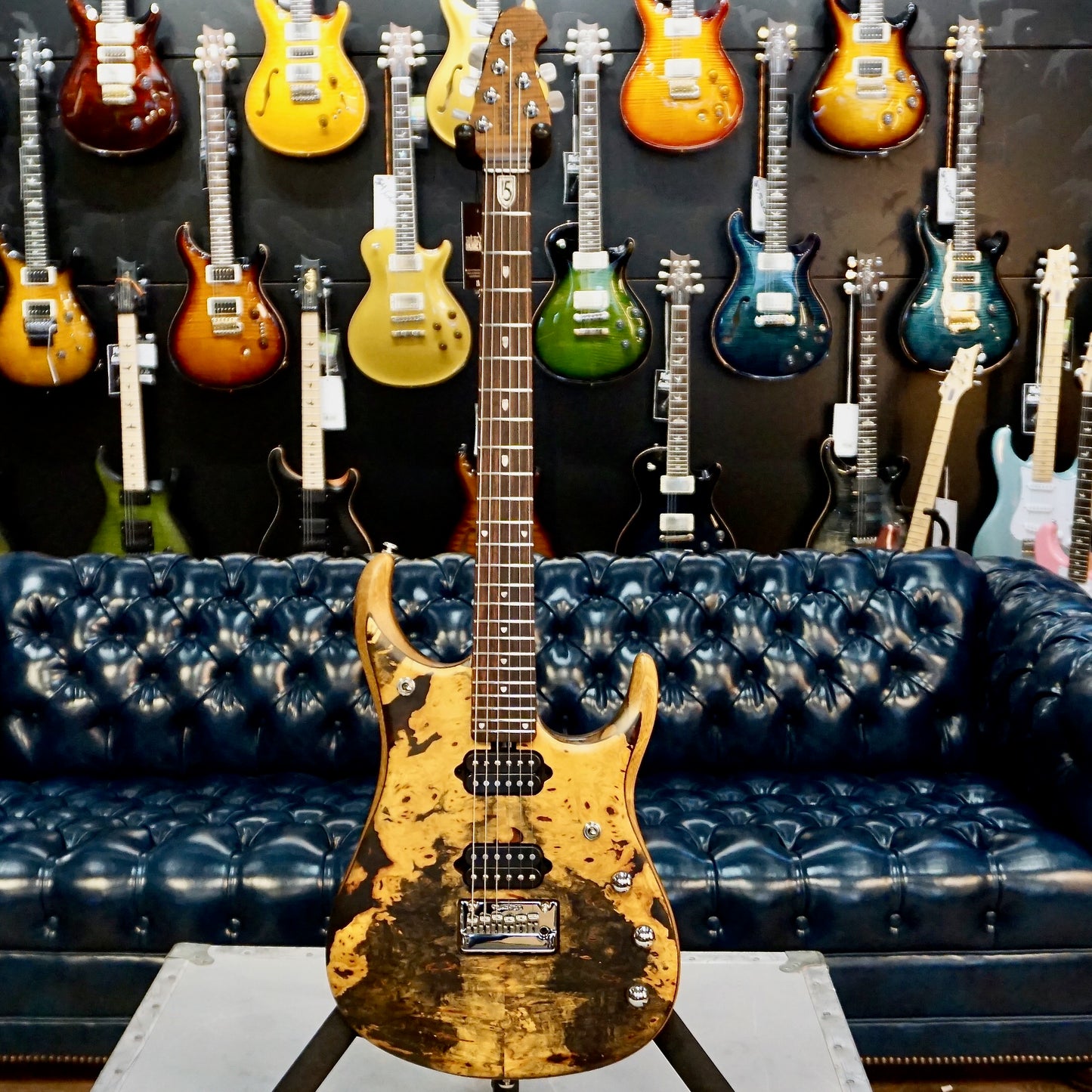 Music Man JP15 Butterscotch Burl BFR
