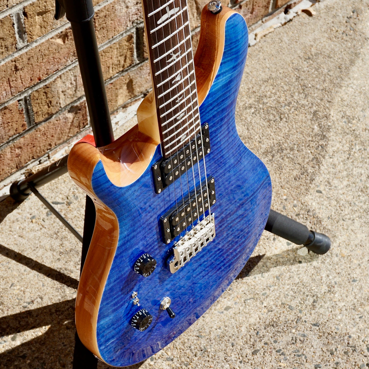 PRS SE Custom 24-08 "Lefty" Faded Blue
