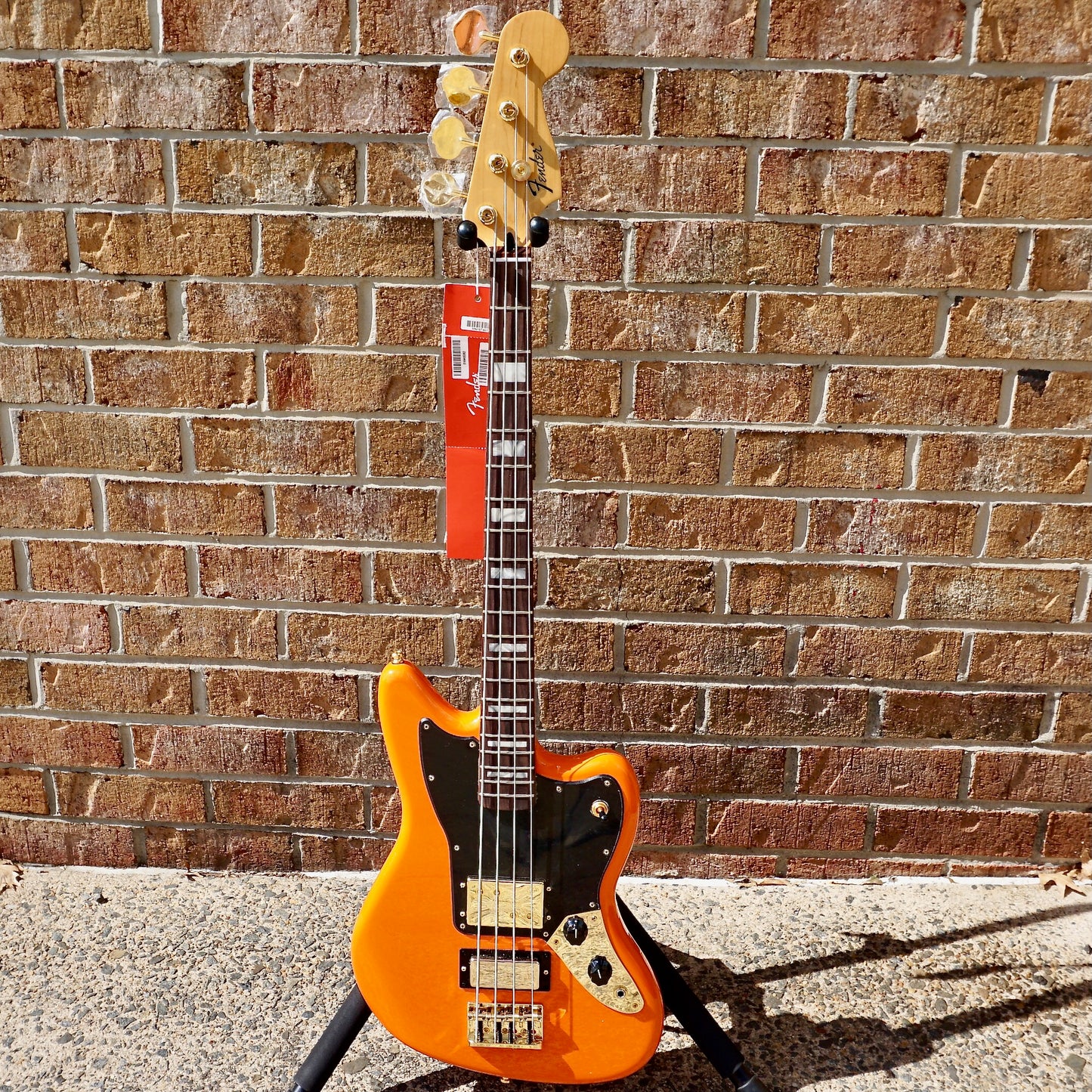 Fender Limited Edition Mike Kerr Jaguar Bass Rosewood Fingerboard Tiger's Blood Orange