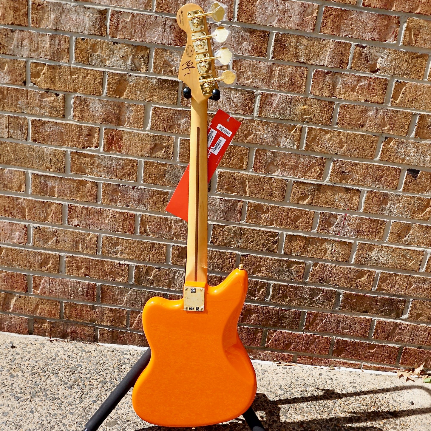 Fender Limited Edition Mike Kerr Jaguar Bass Rosewood Fingerboard Tiger's Blood Orange
