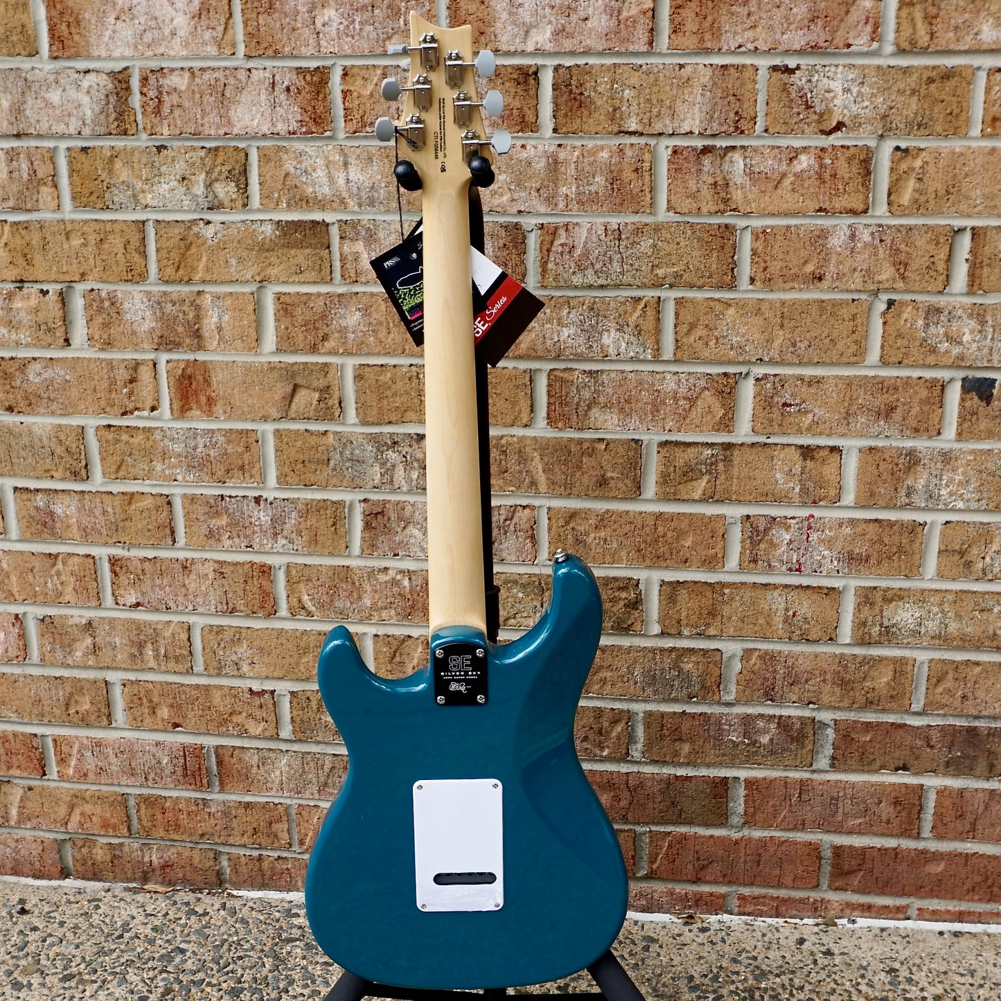 PRS SE Silver Sky Maple Nylon Blue