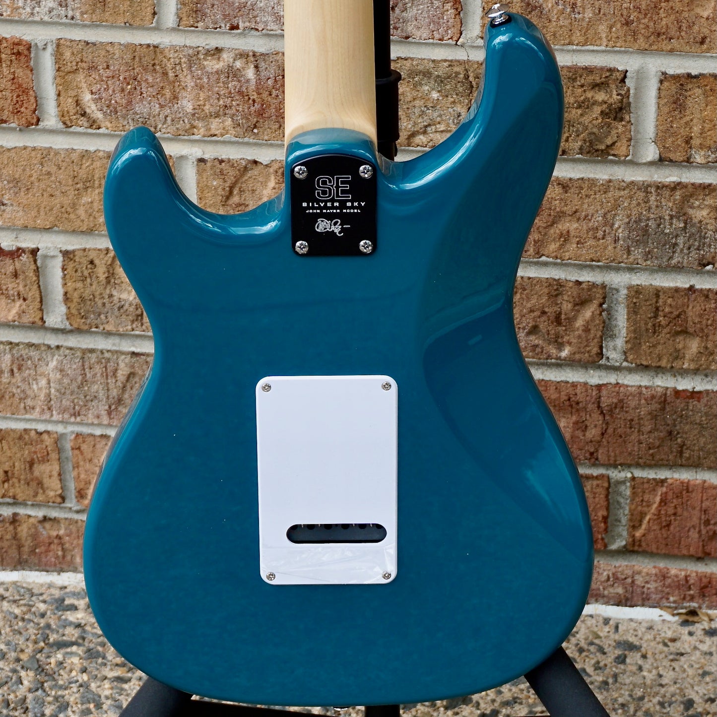 PRS SE Silver Sky Maple Nylon Blue