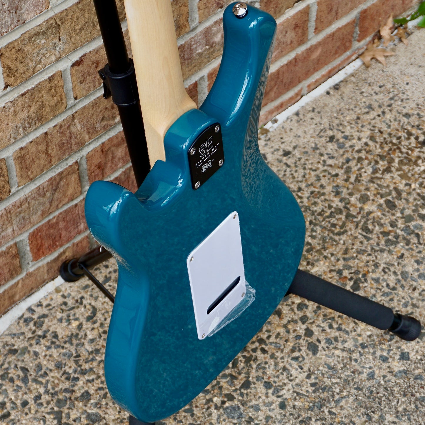 PRS SE Silver Sky Maple Nylon Blue