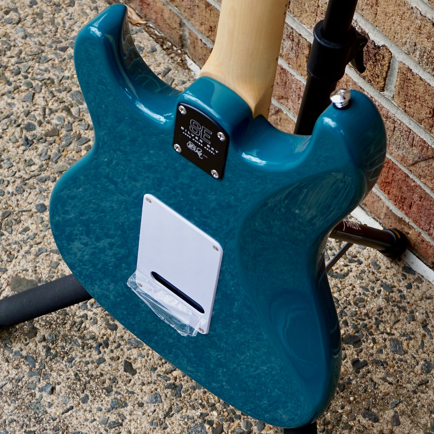 PRS SE Silver Sky Maple Nylon Blue