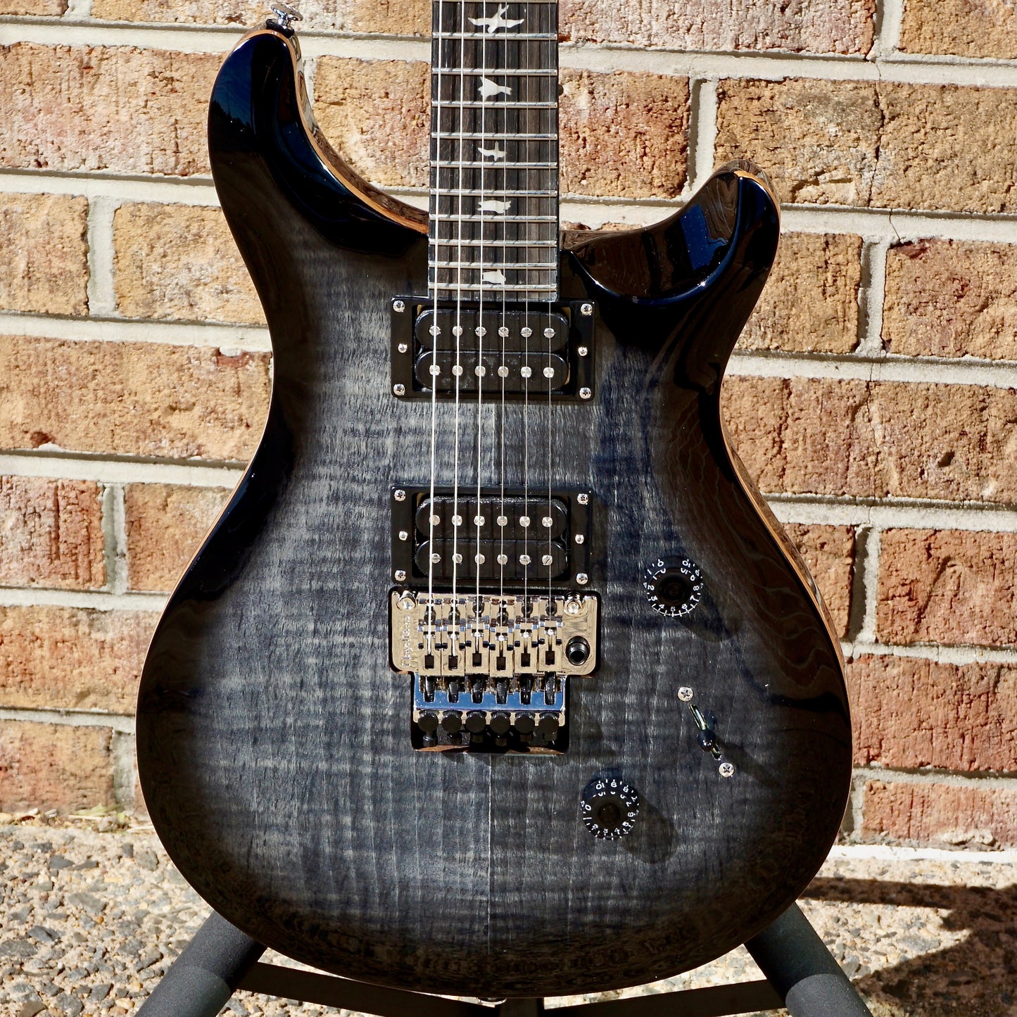 2022 PRS SE Custom 24 "Floyd"Charcoal Burst